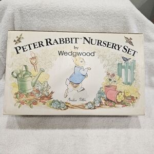 Vintage 1980s Wedgwood Peter Rabbit Nursery Set China Tea Set